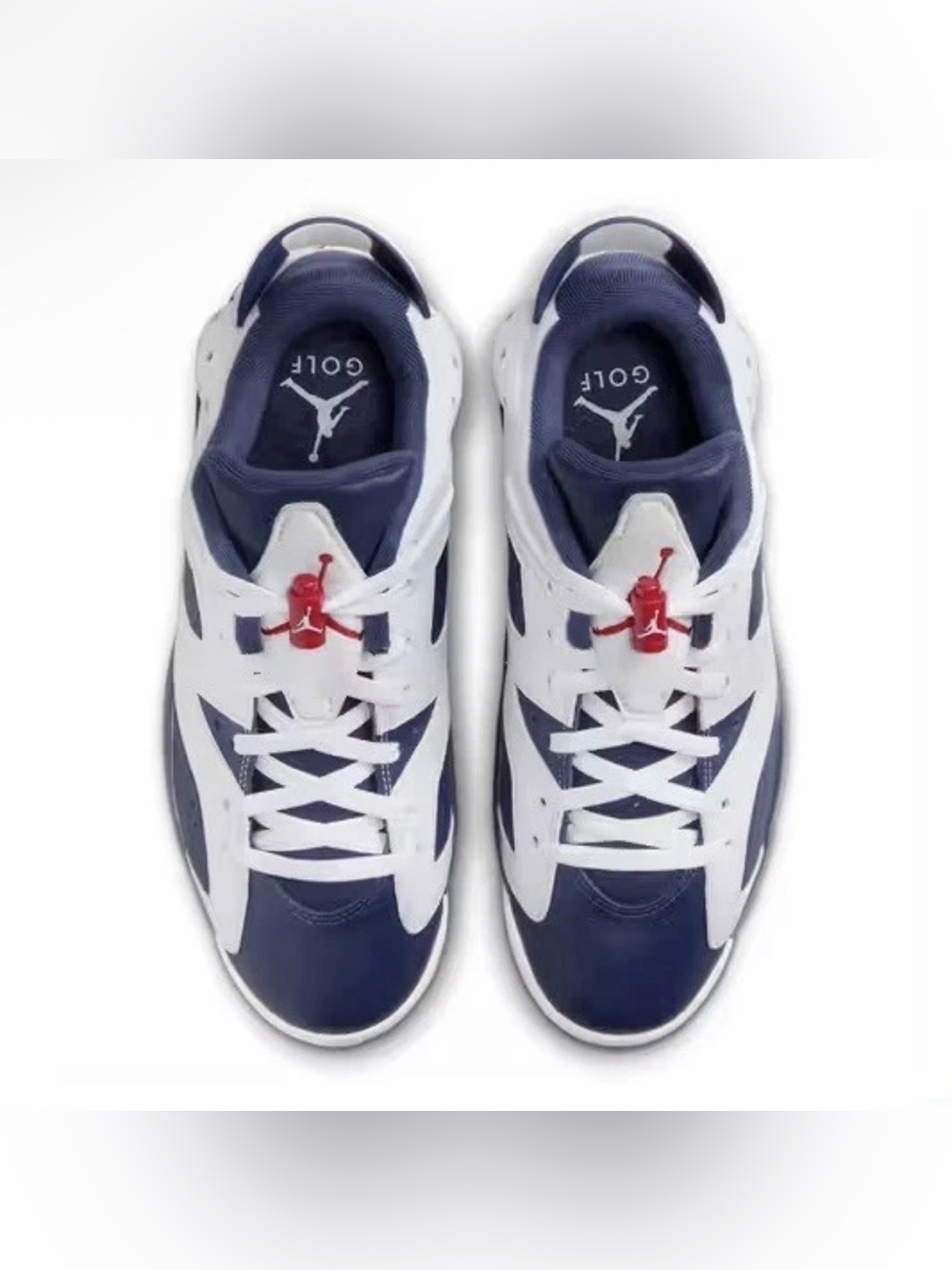 Nike Jordan Retro 6 G Golf Shoes Sneakers White/Midnight Navy DV1376-101 M Sz 7 - Picture 5 of 9